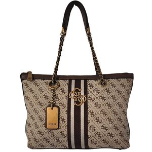 Guess Monogrammed Shoulder Bag